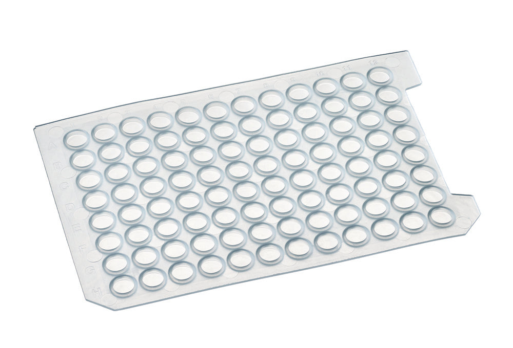 Sealmat, klar, EVA (Ethylvinylacetat), für 96 Positionen Mikrowell Platte, runde Öffnung, Ø = 8 mm, nicht steril, VE=5, LABSOLUTE®