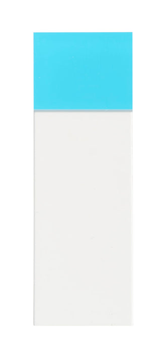 Objektträger, geschnittene Kanten, Schriftfeld blau, 76x26x1 mm, VE=50, LABSOLUTE®