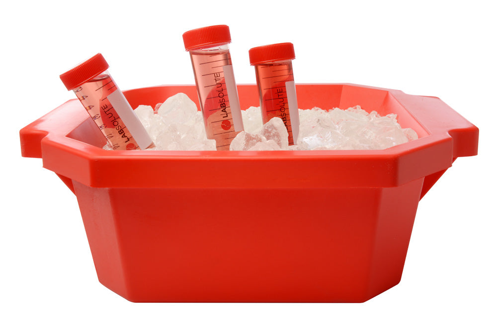 Eisbehälter 2,5 l mit Deckel, Rot, 336 x 130 x 283 mm (BxHxT), VE= 1, LABSOLUTE®
