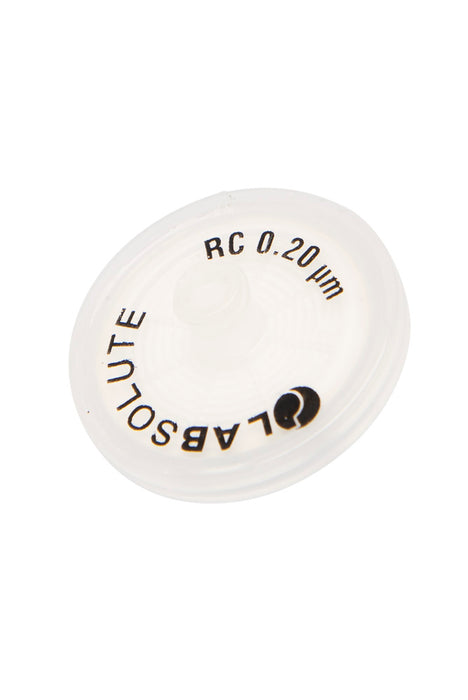 Spritzenvorsatzfilter RC Membran, Durchmesser 25 mm, Porengröße 0,20 µm, unsteril, 500 Stück, LABSOLUTE®