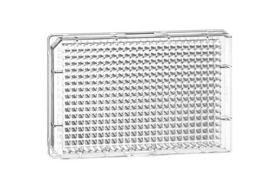 Zellkultur-Mikroplatte, 384 Well, PS, F-Boden, transparent, TC, steril, 10 Stück/Btl. (40 Stk.)
