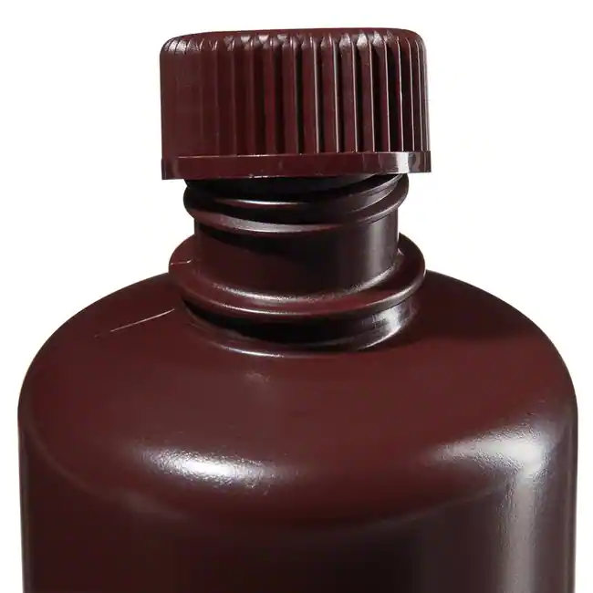 Enghalsflaschen 250mL aus braunem HDPE (12 Stk.)