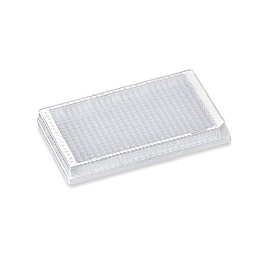 Microplate 384/V-PP, klare Wells, Umrandungsfarbe weiß, PCR clean, 80 Platten (5x 16 St.) (80 Stk.)