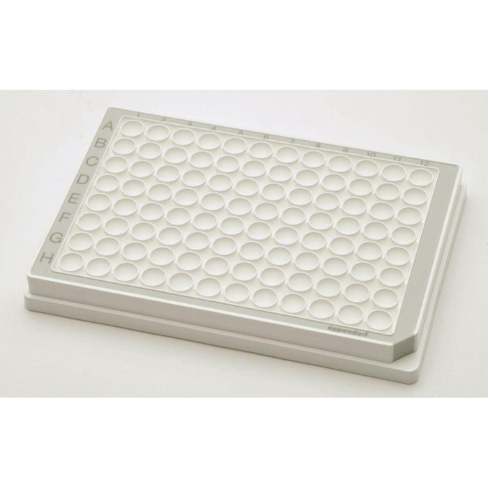 Microplate 96/V-PP, weiße Wells, Umrandungsfarbe grau, PCR clean, 240 Platten (10x 24 St.) (240 Stk.)