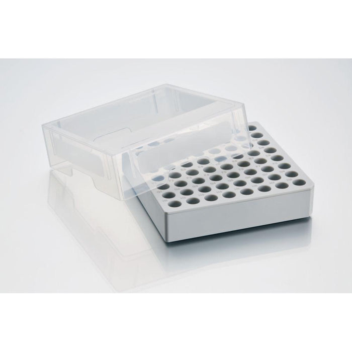 Storage Box 8 x 8, für 64 Gefäße, 3 Stk., Höhe 52,8 mm, 2 Inch, Polypropylen, zum Einfrieren bis -86 °C, autoklavierbar, mit Deckel und Alphanumerik (3 Stk.)