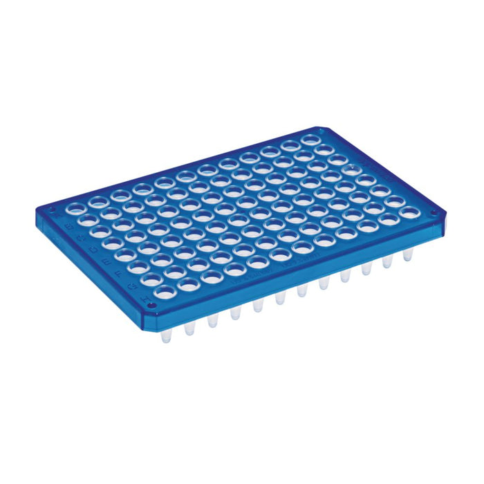 twin.tec microbiology PCR Plate 96, semi-skirted, blau, 10 Stk. (10 Stk.)