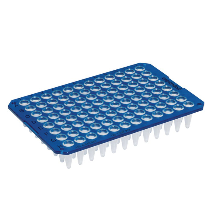 twin.tec PCR Plate 96, un- skirted, blau (250µL), 20 St. (20 Stk.)