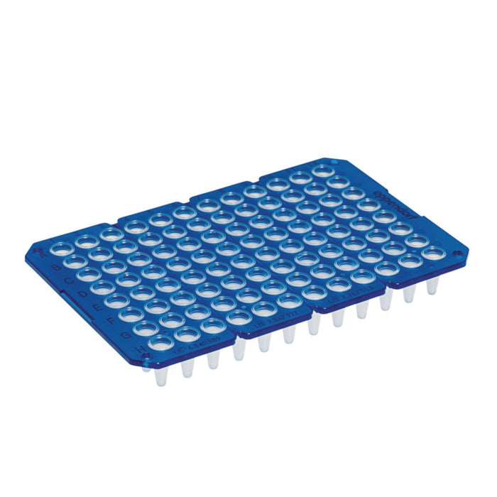 twin.tec PCR Plate 96, un- skirted, low profile, blau, teilbar, 20 Stk. (20 Stk.)