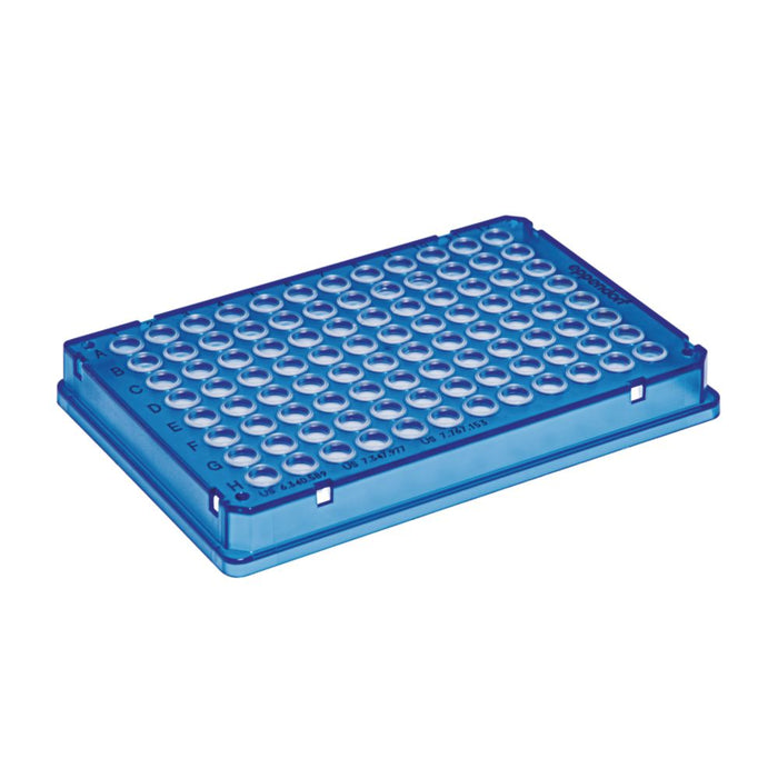twin.tec PCR Plate 96, skirted (Wells farblos) Blau, 25 Stk. (25 Stk.)
